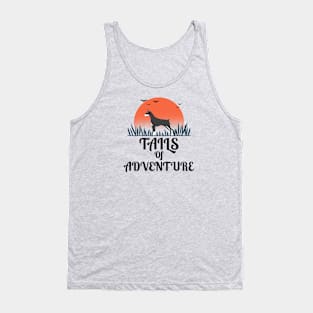 Tails Of Adventure Dog Hiking Doberman Tank Top